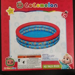 Cocomelon 40 in inflatable kids pool